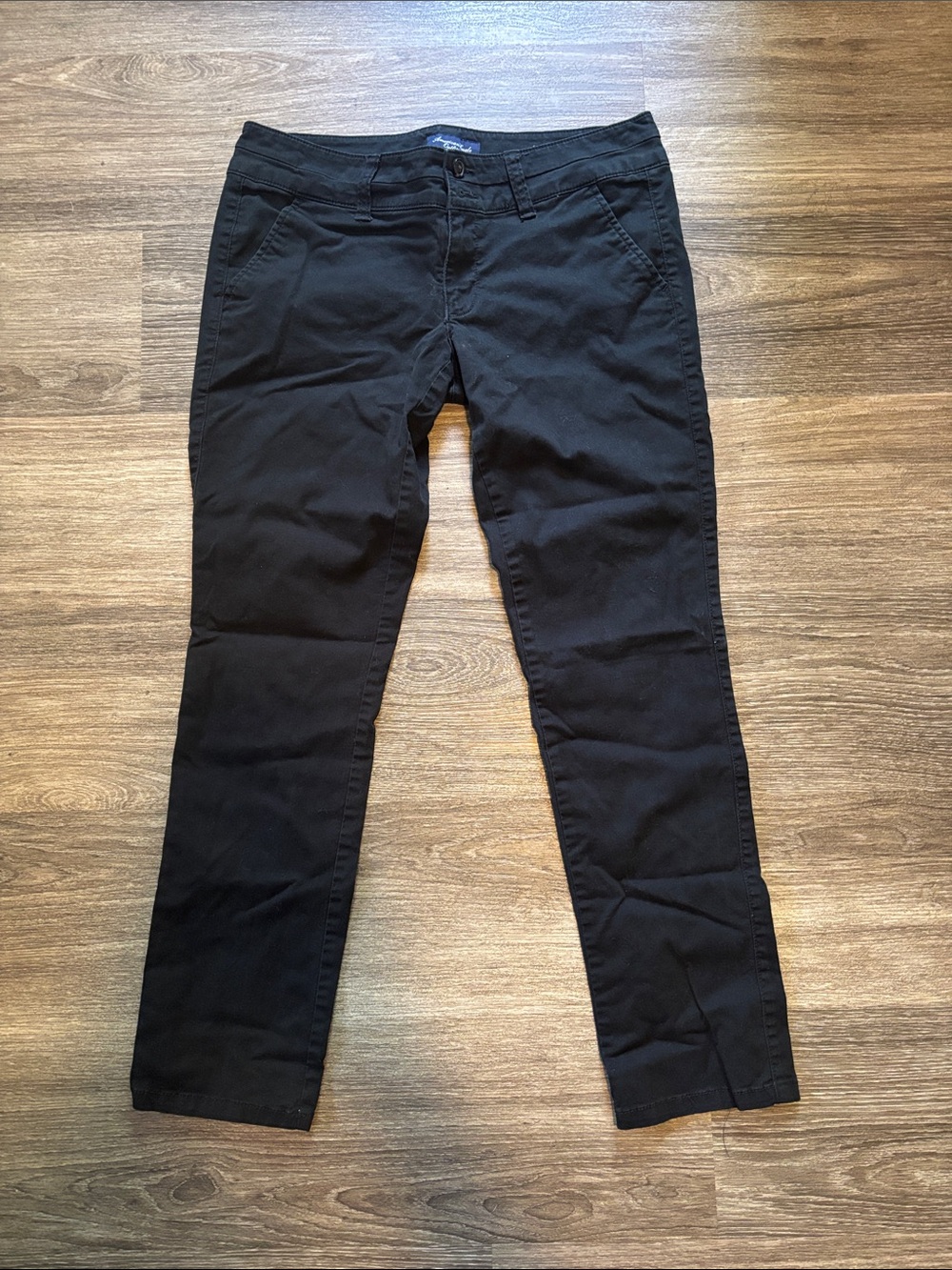 American Eagle Outfitters Black Straight Leg Jeans